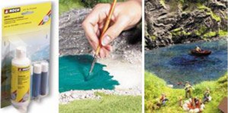 NOCH 60875 Модельная вода (100 мл) и краски (3 × 10 мл), 1:10—1:1000