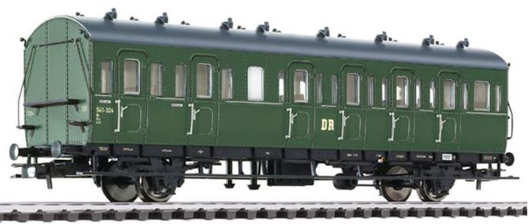 LILIPUT 334044 Пассажирский вагон 2-осный 2 кл. (Bp 541-324), H0, III, DR