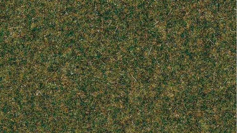 AUHAGEN 75112 Трава «Тёмный луг» (флок, лист 500 × 350 мм ≈ 0,175 м²), 1:35–1:120, сделано в Германии