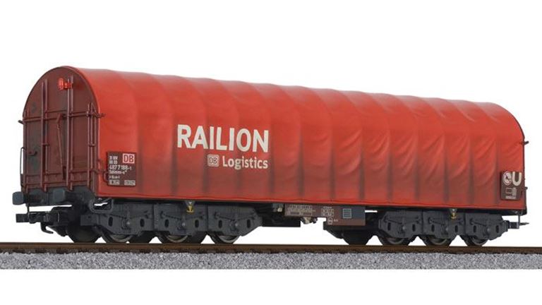 LILIPUT 235774 6-осная крытая платформа «RAILION» (состаренная), H0, V, DB Logistics