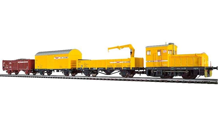 LILIPUT 230103 Поезд технический «Wiebe» (тепловоз и 3 вагона), H0, V, H.F.WIEBE