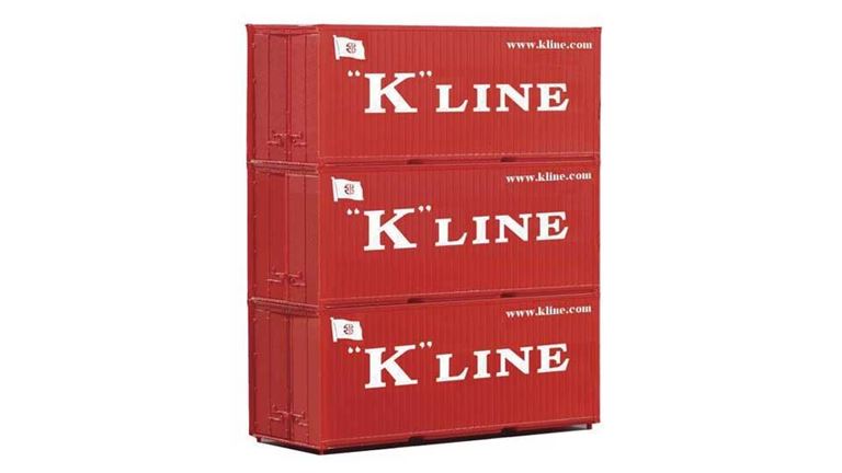 PIKO 56220 20-футовые контейнеры «K-Line» (3 шт.), 1:87