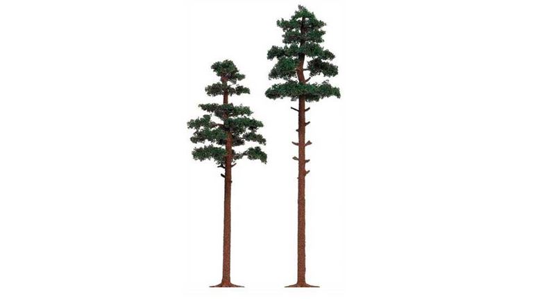 BUSCH 6144 Сосны (2 дерева) ~175 и 210 мм, 1:32–1:100