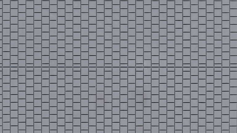 AUHAGEN 52423 Тротуарная плитка серая (пластик ~100 × 200 мм), 1:72—1:120