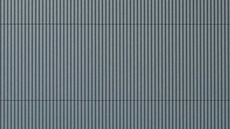 AUHAGEN 52431 Гофрированное железо серое (пластик ~100 × 200 мм), 1:72—1:120