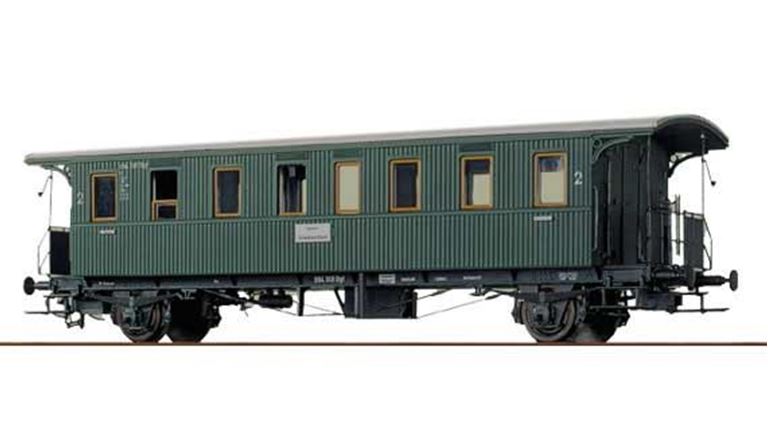 BRAWA 2161 Пассажирский вагон 2-осный 2 кл., H0, III, DB