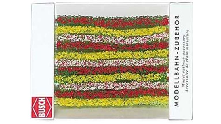 BUSCH 7152 Живая цветущая изгородь (1050 × 10 мм), 1:87—1:160