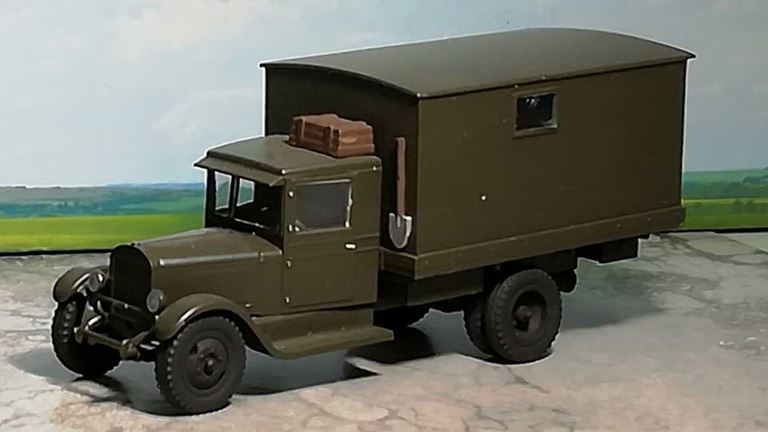 RUSAM-ZIS-5-21-001 Грузовой автомобиль ЗиС-5 фургон, 1:87, 1933—1958, СССР