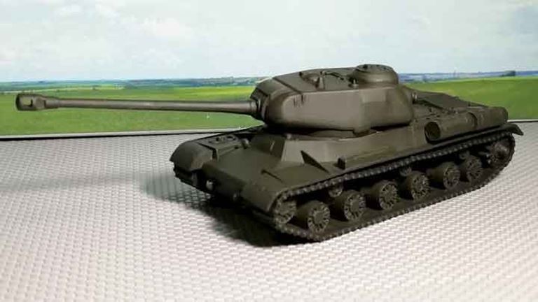RUSAM-IS-2-000 Танк ИС-2, 1:87, 1943—1945, СССР