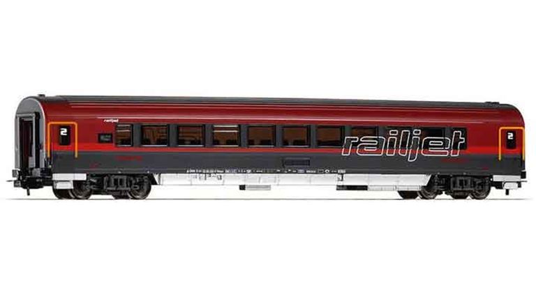 PIKO 57643 Пассажирский вагон «Railjet» 2 кл., H0, VI, ÖBB