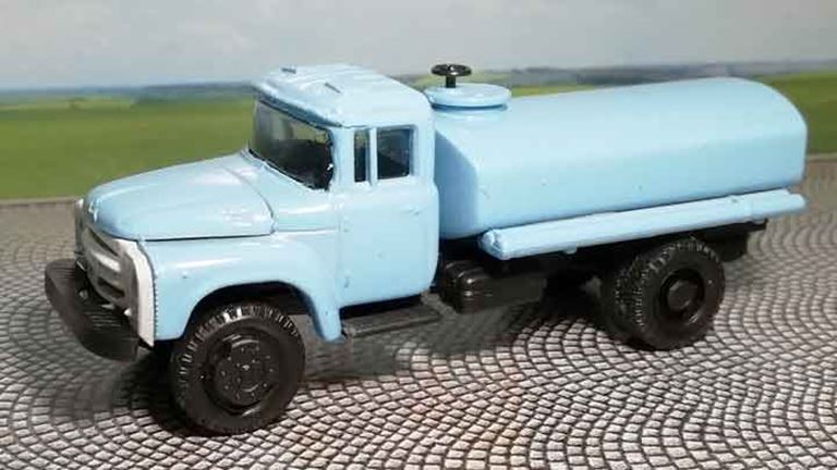 RUSAM-ZIL-130-65-660 Автоцистерна ЗИЛ 130 для воды и полива, 1:87, 1963—1986, СССР