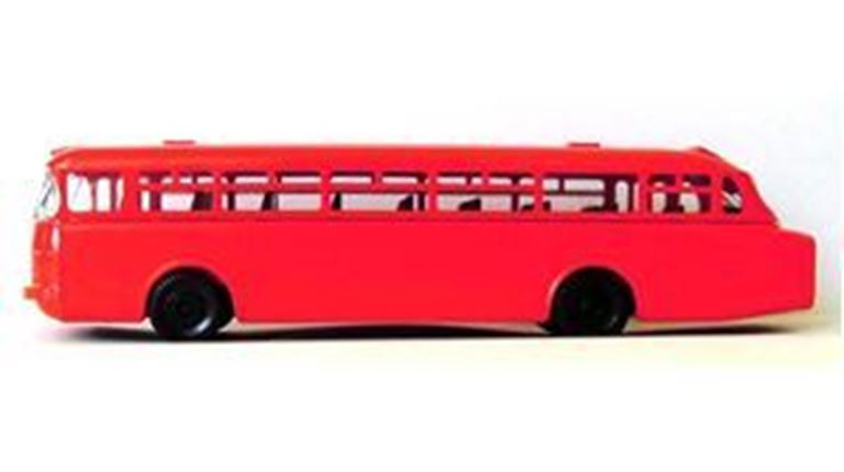 MODELLTEC 14108406 Пригородный автобус Икарус 66 (красный), 1:87, 1955—1973, СССР