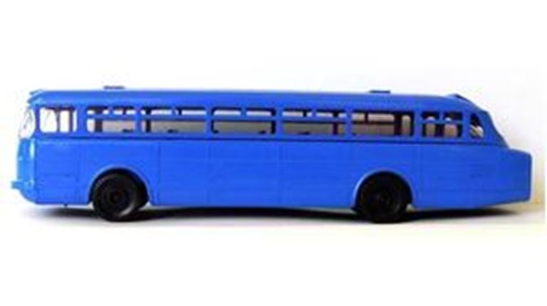MODELLTEC 14108410 Пригородный автобус Икарус 66 (синий), 1:87, 1955—1973, СССР