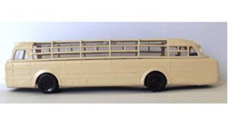 MODELLTEC 14108514 Туристический автобус Икарус 55 (бежевый), 1:87, 1953—1972, СССР