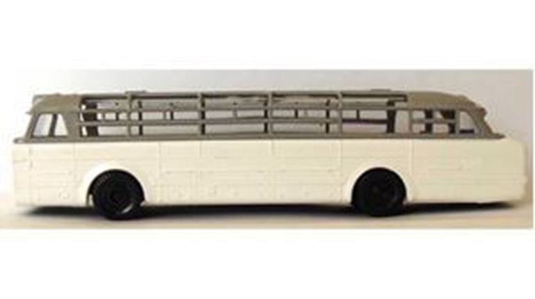 MODELLTEC 14108515 Туристический автобус Икарус 55 (бежево-серый), 1:87, 1953—1972, СССР