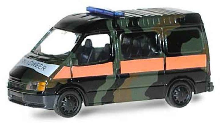 RIETZE 50861 Автомобиль Ford® Transit Militär Brandweer, 1:87, NL