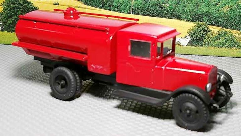 RUSAM-ZIS-5-61-222 Автоцистерна большая пожарной службы ЗиС-5, 1:87, 1933—1958, СССР