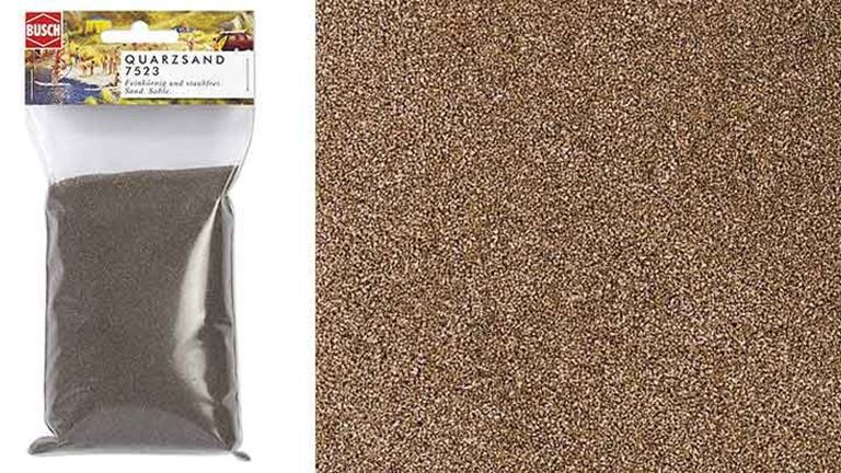 BUSCH 7523 Песок гравий коричневый (300 г), 1:10—1:1000