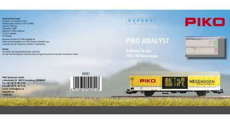 PIKO 55051 Программное обеспечение для вагона-замерщика PIKO