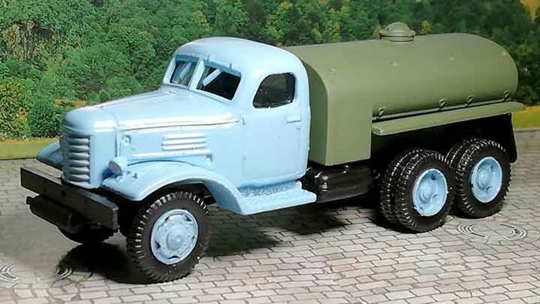 RUSAM-ZIL-157-61-610 Автоцистерна ЗИЛ 157 (голубая кабина), 1:87, 1958—1991, СССР