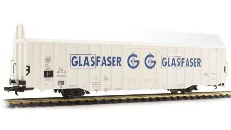 LILIPUT 235801 Грузовой вагон «GLASFASER» Hbbks, H0, III, DB