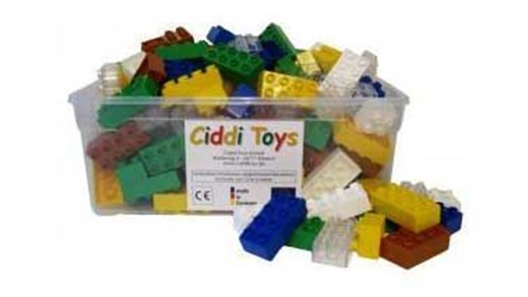 CIDDI TOYS 10159 Разноцветные блоки 160 шт. (8 × 2 - 110 шт., 4 × 2 - 50 шт.) совместимы с LEGO Duplo®