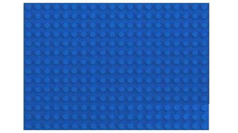 HUBELINO 402035 Плата 20 × 14 (площадка) синего цвета для блоков, размер 160 × 224 мм
