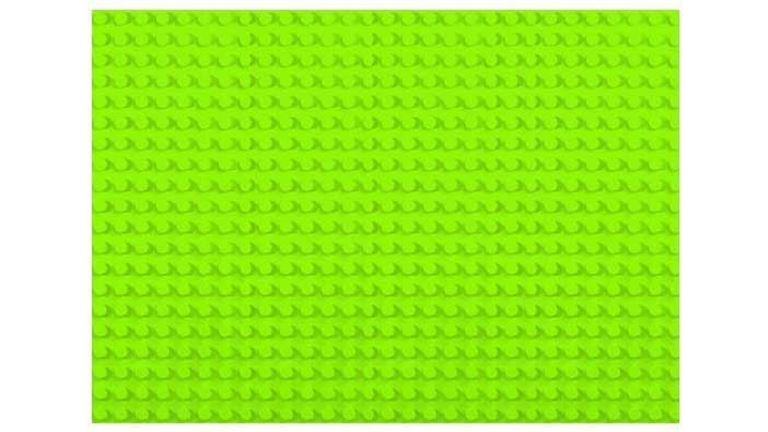 HUBELINO 403087 Плата 28 × 20 (площадка) салатового цвета для блоков, размер 32 × 44,8 см