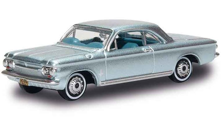 BUSCH 201129405 Автомобиль Chevrolet® Corvair Coupé (серебристый), 1:87, 1962
