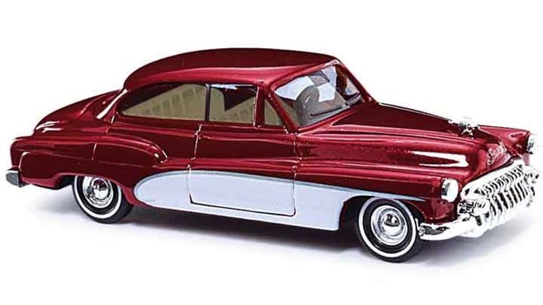 BUSCH 44722 Автомобиль Buick® «Deluxe» красный металлик, 1:87, 1950