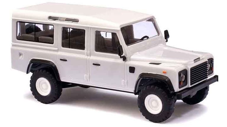 BUSCH 50300 Внедорожник Land Rover® Defender™ белый, 1:87
