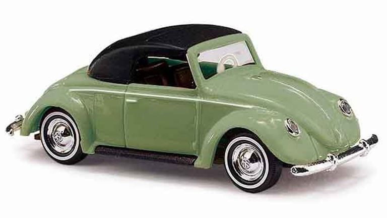 BUSCH 46733 Кабриолет закрытый Volkswagen® Hebmüller зеленый, 1:87, 1949–1953