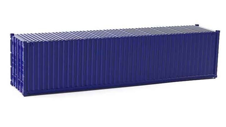 CMOD CON08740 blue 40 футовый морской контейнер (темно-синий), 1:87
