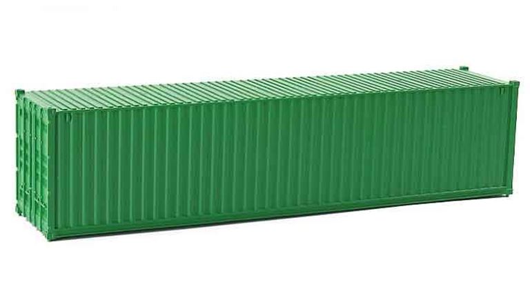 CMOD CON08740 green 40 футовый морской контейнер (зеленый), 1:87