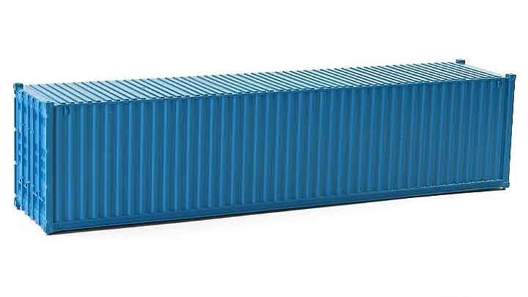 CMOD CON08740 light blue 40 футовый морской контейнер (светло-голубой), 1:87