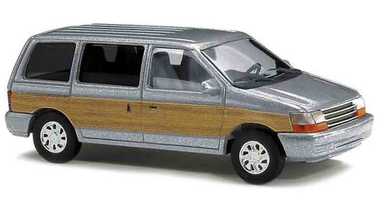 BUSCH 44623 Автомобиль Plymouth® Voyager «Woody» (серебристый), 1:87