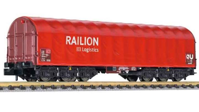 LILIPUT 265774 Платформа 6-осная «RAILION Logistics» крытая мягким тентом, N, V, DB