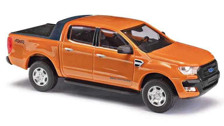 BUSCH 52804 Автомобиль пикап Ford® Ranger «Wildtrak» оранжевый, 1:87