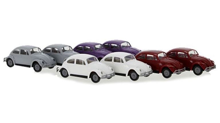 BREKINA 90457 Автомобили Volkswagen® Käfer «жук» (8 машинок), 1:87, 1953
