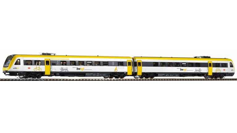 PIKO 52007 Дизельный поезд BR 612 «bwegt» (DSS 8 пин), H0, VI, DB AG