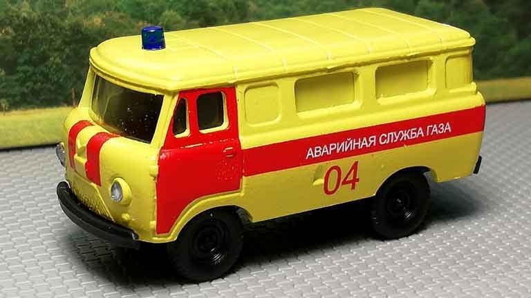 RUSAM-UAZ-452-42-424 Автомобиль УАЗ-452 «Аварийная служба газа» «04» грузовой, 1:87, 1965, СССР