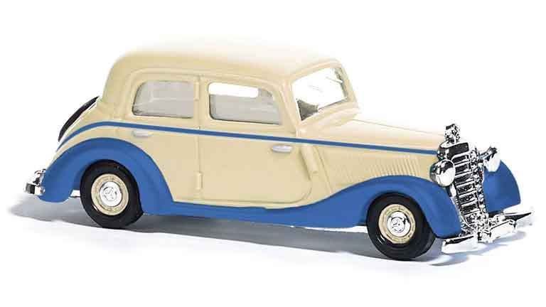 BUSCH 41442 Автомобиль Mercedes-Benz® 170V (кремовый/синий), 1:87, 1936—1955