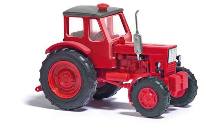 BUSCH 51351 Колёсный трактор МТЗ-52 «Беларусь» красный, 1:87, 1962—1985, СССР