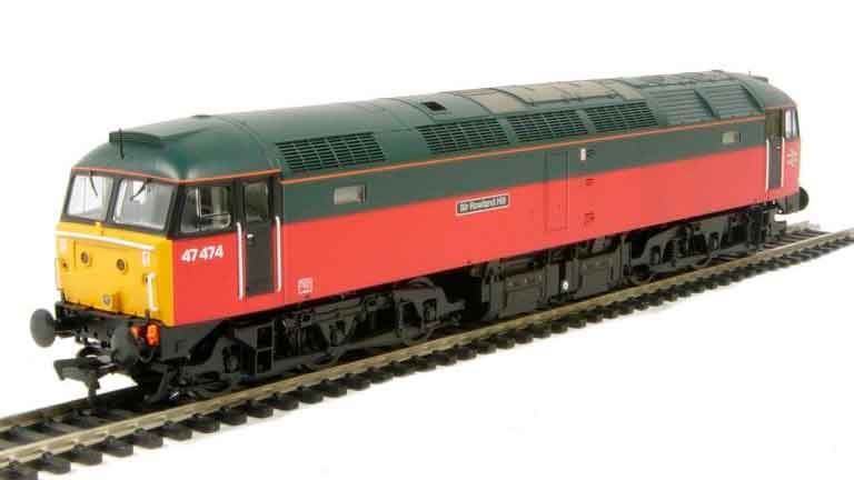 BRANCHLINE 31-652 Тепловоз Class 47 47474 «Sir Roland Hill», 00, V-VI, Parcels Red & Grey