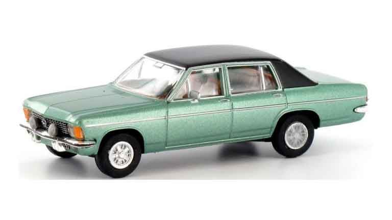 BREKINA 20721 Автомобиль класса люкс Opel® Diplomat B (зелёный металлик), 1:87, 1969—1977