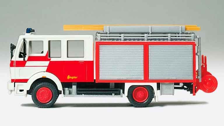 PREISER 35022 Автомобиль пожарной службы LF 16 Mercedes-Benz® 1222 AF, 1:87