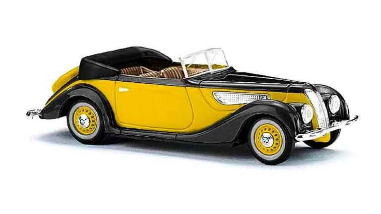 BUSCH 40261 Кабриолет открытый BMW® 327 (желтый), 1:87, 1937—1941