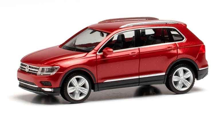 HERPA 038607-005 Автомобиль Volkswagen® Tiguan (красный металлик), 1:87