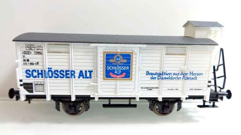 LILIPUT 21506 Вагон для транспортировки пива «Schlösser Alt» с кабиной управления, H0, III, DB
