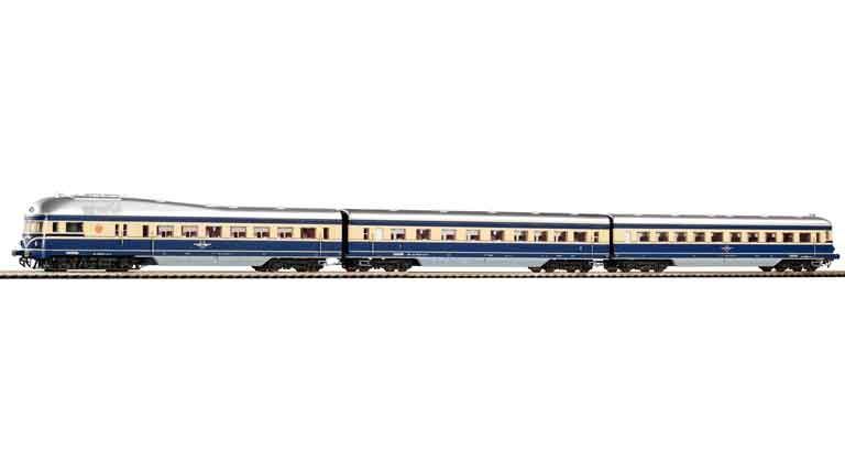PIKO 52070 Дизельный поезд «Blauer Blitz» Rh 5045 3-секционный (DSS Plux22), H0, III, ÖBB